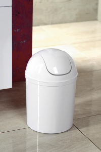 Aqualine Odpadkový koš výklopný, 5l, plast, bílá 20309