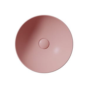 GSI PURA keramické umyvadlo na desku, průměr 40cm, blush mat 884624