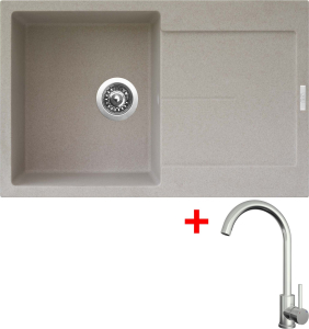 Granitový dřez Sinks ULTIMA 790 Avena + ARCO celonerezová G25229