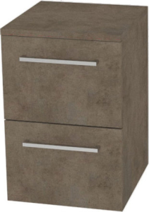 Mereo Bino koupelnová skříňka spodní 50 cm, Multidecor, Beton Chicago tm šedý CN694BCS2