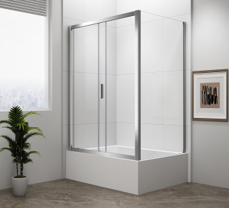 Polysan DEEP obdélníkový sprchový kout 1300x750mm L/P varianta, čiré sklo MD1316MD3116