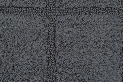 Ridder DELHI Koupelnová předložka 50x80cm s protiskluzem, 100% polyester, tmavě šedá 1712300