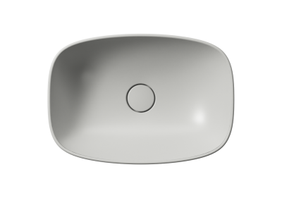 GSI NUBES keramické umyvadlo na desku 50x35cm, cenere mat 978417
