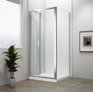 Polysan EASY obdélníkový sprchový kout 900x700mm, skládací dveře, L/P varianta, čiré sklo EL1990EL3115