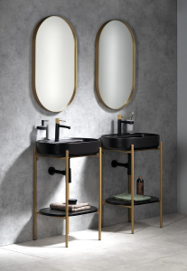Sapho PUNO podstavec pod umyvadlo 550x795x396mm, zlato mat SKA590-5