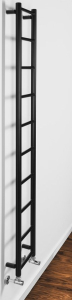 Sapho DINA otopné těleso 250x1680mm, černá mat IR377TB