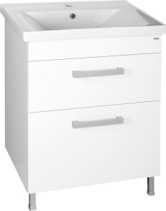 Aqualine SAVA 65 keramické umyvadlo nábytkové 65x46cm, bílá 2065