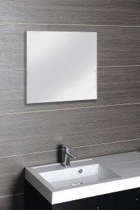 Aqualine Zrcadlo s broušenou hranou 80x80cm, CU free 22498