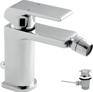 Novaservis Bidetová baterie s výpustí Nobless SHARP chrom 37011,0
