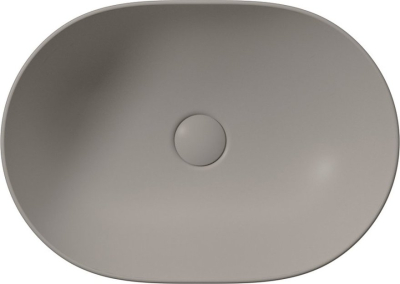 GSI PURA keramické umyvadlo na desku, 50x35cm, tortora mat 886005