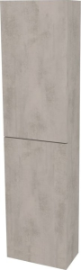 Mereo Aira, koupelnová skříňka 170 cm vysoká, levé otevírání, Multidecor, Chromix stříbrný CN794LNACST
