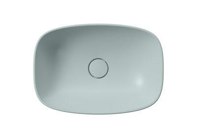 GSI NUBES keramické umyvadlo na desku 50x35cm, ghiaccio mat 978415