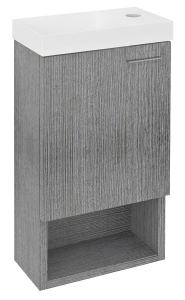 Sapho LATUS XI umyvadlová skříňka 30x53x16, 5cm, dub stříbrný LT711-1111