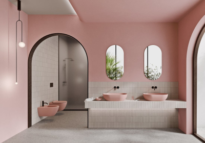 GSI PURA závěsná WC mísa, Swirlflush, 36x55cm, blush dual-mat 881524