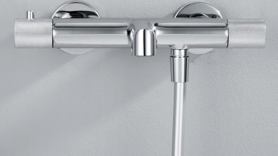 Sapho SOLARIS nástěnná vanová termostatická baterie, chrom WD010