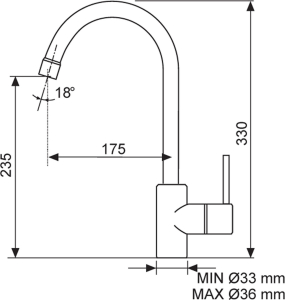 Granitový dřez Sinks AMANDA 860 NANO Nanoblack+MIX 35 AM860N6MI35CL