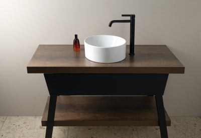 GSI KUBE X keramické umývátko na desku, průměr 32cm, bílá ExtraGlaze 943511