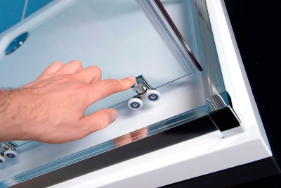 Polysan EASY obdélníková sprchová zástěna 900x800mm, čiré sklo EL5315