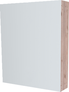 Mereo Koupelnová skříňka zrcadlová 60 cm, galerka, 1x dvířka levá, Multidecor, Dub Nelson CN798G61DNLS