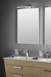 Sapho ESTHER LED nástěnné svítidlo, 4 W, 494x62x131 mm, IP44, chrom E26375CI