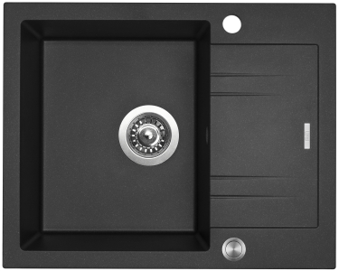 Granitový dřez Sinks LINEA 600 Granblack+VITALIA GR LI60030VVIGR30
