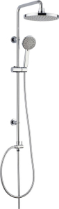 Mereo Sprchová souprava Lila-plastová hlavová sprcha a třípolohová ruční sprcha vč. sprch. baterie 150 mm CBEE609