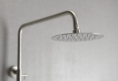 Sapho MINIMAL vanový sloup s pákovou baterií a napouštěním, nerez MI140