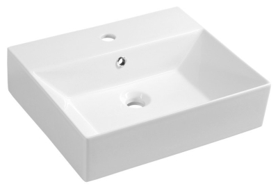 Isvea SISTEMA keramické umyvadlo 50x42cm, bílá 10SF50051