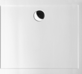 Polysan KARIA sprchová vanička z litého mramoru, obdélník 80x70cm, bílá 11091