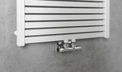 Aqualine TONDI otopné těleso rovné 600x1330 mm, středové připojení, bílá DT480T