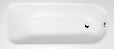 Polysan LAURA obdélníková vana 160x70x39cm, bílá 24611