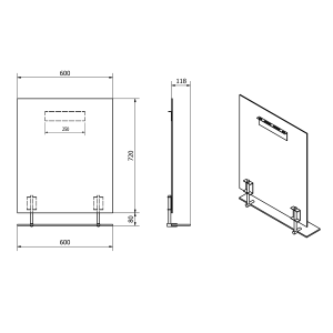 Sapho WEGA zrcadlo s policí 60x80cm 60092-6