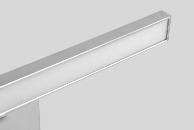 Aqualine SERAPA LED svítidlo, 9W, 230V, 600x40x100mm, IP44, hliník, chrom SA148