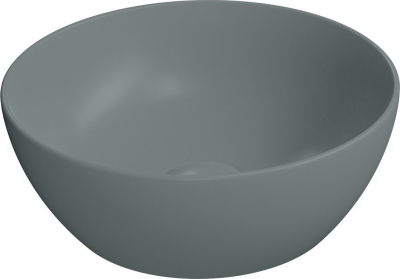 GSI PURA keramické umývátko na desku, průměr 32cm, agave mat 885404