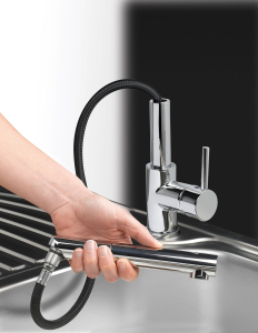 Granitový dřez Sinks LINEA 600 N Metalblack+MIX 350P LI60074NMI350P