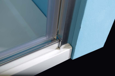 Polysan EASY sprchové dveře otočné 880-1020mm, čiré sklo EL1715