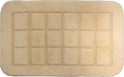 Ridder DELHI Koupelnová předložka 50x80cm s protiskluzem, 100% polyester, béžová 1712311