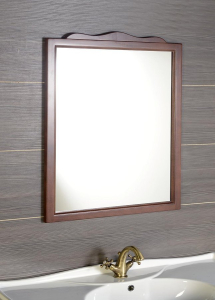 Sapho RETRO zrcadlo v dřevěném rámu 89x115cm, buk 1679