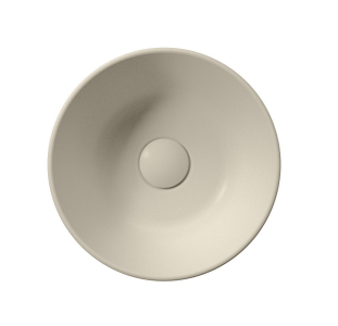 GSI KUBE X keramické umývátko na desku, průměr 32cm, creta mat 943508