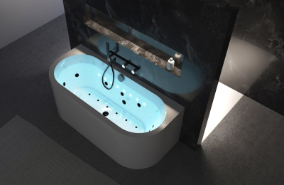 Polysan COLORTERAPIE RGB vnitřní bodové osvětlení vany, 8 LED diod 91408