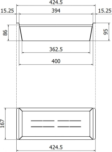 Sinks cedník nerez SD112