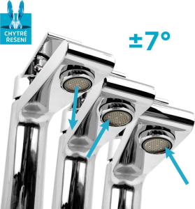 Mereo Dřezová stojánková baterie, Dita, s ramínkem nad pákou, výška 271 mm, chrom CBE20103D
