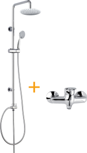 Mereo Sprchová souprava Sonáta a sprchová baterie Sonáta 100 mm CB609A