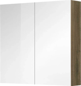 Mereo Aira, koupelnová galerka 80 cm, zrcadlová skříňka, dub Halifax CN717GH