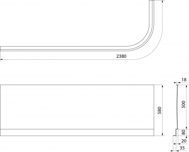 Polysan VIVA L 175 panel čelní 70319