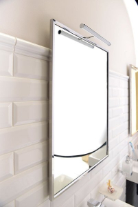 Sapho IRENE LED svítidlo, 6 W, 286x100x25mm, IP44, chrom 25861CI