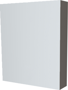 Mereo Koupelnová skříňka zrcadlová 60 cm, galerka, 1x dvířka levá, Multidecor, Lávová šedá CN798G61LAS1