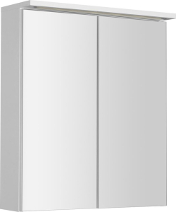 Aqualine KAWA STRIP galerka s LED osvětlením 60x70x22cm, bílá WGL60S