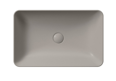 GSI NUBES keramické umyvadlo na desku 60x38cm, tortora mat 903605