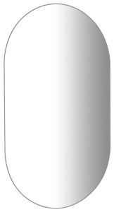 Aqualine Zrcadlo s broušenou hranou oválné 50x85cm, CU free 22504